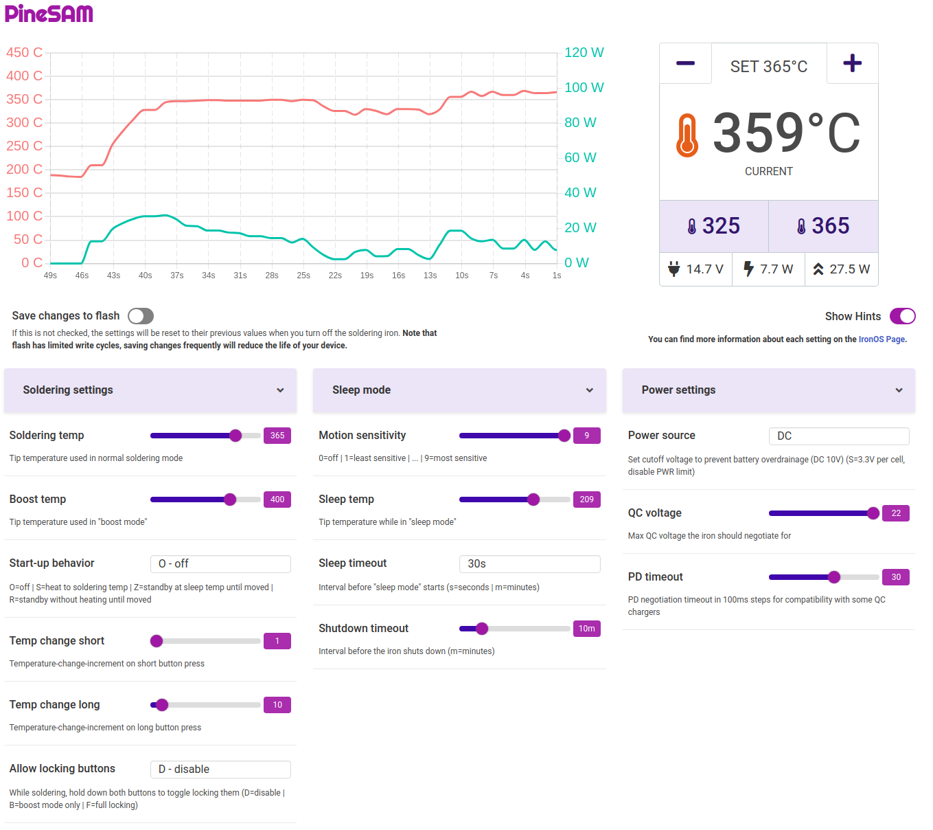 PineSAM UI